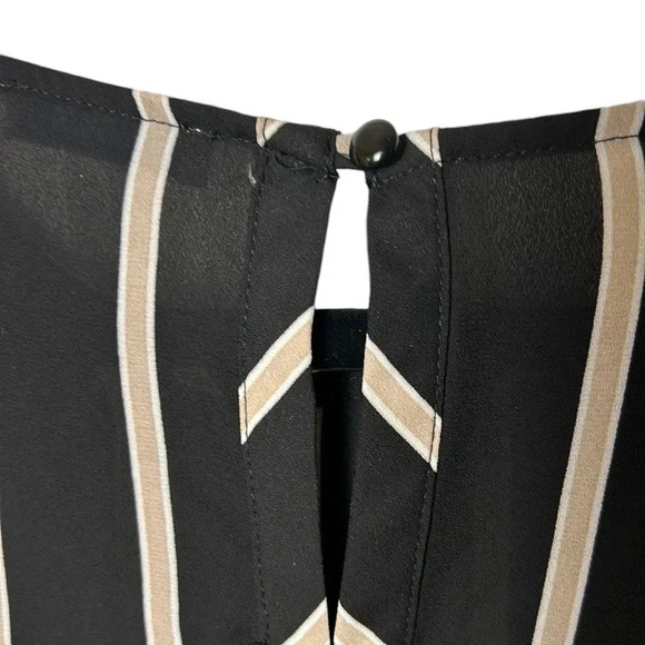 Ricki s Y2K, NWT,Striped black and white blouse.
sheer,elastic cuffs,academia - Picture 4 of 15